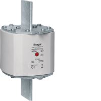 Wkładka bezpiecznikowa nożowa NH4a wskaźnik podwójny uchwyt nieizolowany gG 500A 500VAC | LNH40500M Hager