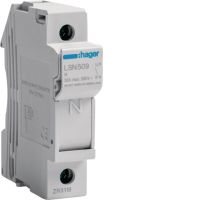 Modułowa podstawa bezpiecznikowa zwierająca 1P 32A 690VAC | LSN509 Hager