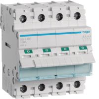 Modułowy rozłącznik izolacyjny 4P 100A 400VAC | SBN490 Hager
