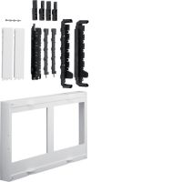 Blok dla szyn zbiorczych poz. 12x5/10mm 40mm 4xNH00(8xNH000) 300x500mm, univers N | UE22A4B Hager