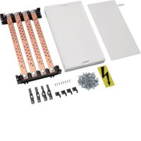 Blok dla szyn zbiorczych pion. 50mm z szynami 4xUM30A4 450x250mm, Univers N | UE31D6 Hager