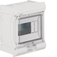 Rozdzielnica n/t IP65 odporna na UV przetłoczenia 1R/6M (1x6), Vector outdoor | VE106PN Hager