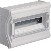 Rozdzielnica n/t IP65 odporna na UV przetłoczenia 1R/18M (1x18), Vector outdoor | VE118PN Hager