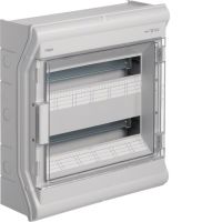 Rozdzielnica modułowa natynkowa 2x18 (2R/36M) IP65, tworzywo sztuczne, Vector II  | VE218L Hager