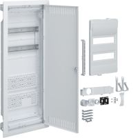 Rozdzielnica hybrydowa p/t, 24M, 2x płyta mont., 1x gniazdo 230V, Volta.hybrid | VU602PLH Hager