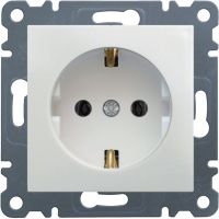 Gniazdo Schuko, biały, Lumina | WL1050 Hager