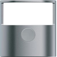 Płytka czołowa do czujników ruchu, srebrny, Lumina | WXD050T Hager