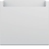 Płytka czołowa łącznika na kartę hotelową, biały, Lumina | WXD055P Hager