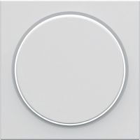 Płytka czołowa do ściemniacza przyciskowego, biały, Lumina | WXD063P Hager