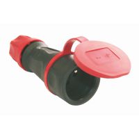 Gniazdo przenośne z bolcem uziemnienia seria 16A 2P+Z 230V 50/60Hz IP44 Top, Taurus | 24611-S PCE