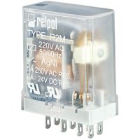 Przekaźnik elektromagnetyczny, przemysłowy 5A 12VDC IP40, R2M-2012-23-1012 | 617170 Relpol