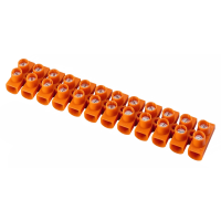 Listwa zaciskowa gwintowa termoplast. 16 mm2, 12 torów LTF12-16.0 pomarańczowa | 21612108 Simet