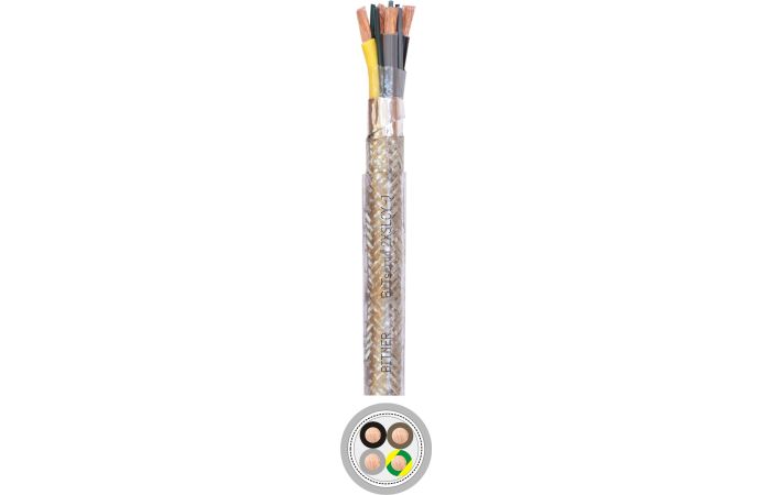 Kabel przekształtnikowy BITSERVO 2XSLCY-J 4G1,5 0,6/1KV BĘBEN | IP0050 Bitner