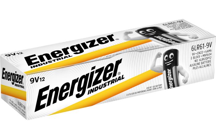 Bateria Energizer Industrial 9V 6LR61/12 | 7638900361094 Energizer