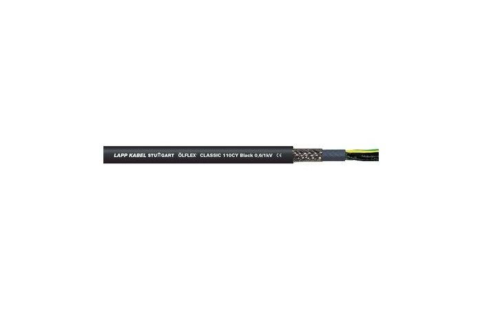 Kabel sterowniczy OLFLEX CLASSIC 110 CY 4G1,5 BK 0,6/1kV, czarny BĘBEN | 1121309 Lapp Kabel