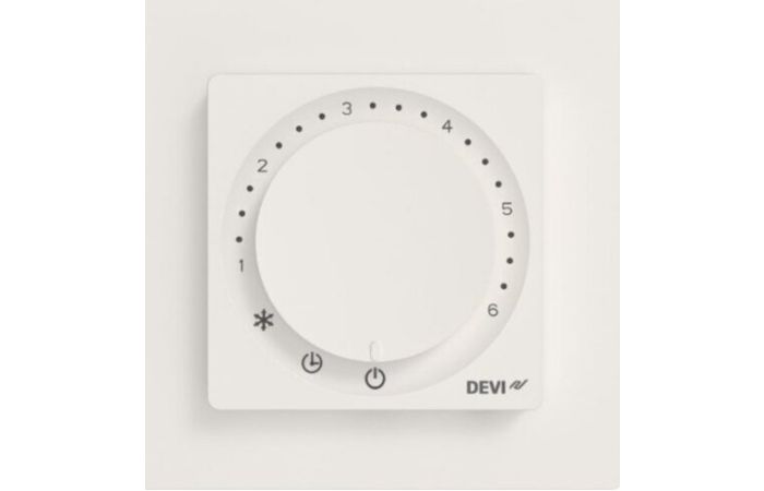 Termostat DEVIreg Basic IP21 16A/3680W/230V Bluetooth z czujnikiem podłogowym, biały | 140F1160 Danfoss