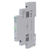 Lampka kontrolna zasilania 1/3S 110V AC/DC 1xLED ZIELONA | LK-701G-110V F&F