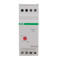 Automat schodowy AS-B24 24V/16A montaz na szynie DIN | AS-B24 F&F