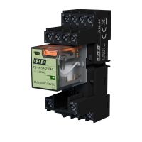 Przekaźnik interfejsowy 4P, zasilanie 230 V DC, 5A, 1S z gniazdem GN-4P | GPK-4P-230AC F&F