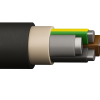 Kabel energetyczny NAYY-J 4x70 SE 0,6/1kV Enea BĘBEN | 110408001 Nkt