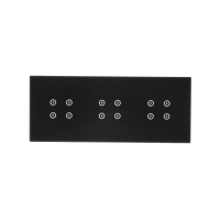 Panel dotykowy S54, 3 moduły, 4 pola dotykowe + 4 pola dotykowe + 4 pola dotykowe zastygła lawa | DSTR3444/73 Kontakt Simon