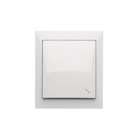 Łącznik schodowy IP44 16A 250V zaciski śrubowe biały Aquaclick | ACW6A/11 Kontakt Simon