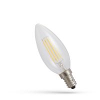 Lampa LED COG 4W 450lm WW 2700K E14 230V świeczka przeźroczysta ciepła biała | WOJ+13874 Wojnarowscy
