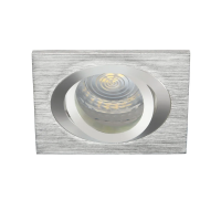 Oczko sufitowe SEIDY CT-DTL50-AL kwadratowy stop kolor aluminium szczotkowane 1XGx5,3 | 18281 Kanlux