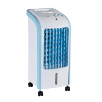 Klimatyzer KLOD ACL-W/BL/niebieski 80W 3 biegi timer pilot 270 m3/h domowy | 25900 Kanlux