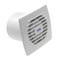 Wentylator kanałowy CYKLON EOL120HT fi 120 mm kolor biały z czujnikiem wilgotności | 70941 Kanlux