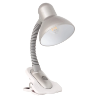 Lampka biurkowa SUZI HR-60-SR E27 kolor srebrny | 7150 Kanlux