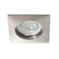 Oczko sufitowe NESTA DSL-C/M kwadratowy stop aluminium kolor chrom mat 1XGx5,3/GU10 | 26748 Kanlux