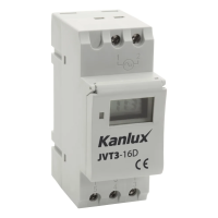 Elektroniczny zegar sterujący na szynę TH35 JVT3-16AS 5 lat Gwar. | 18721 Kanlux
