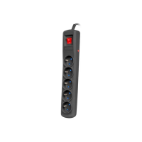 Listwa zasilająca ARMAC ARC5 5m 5X 230V PL czarna | ARC5/50/CZ Armac