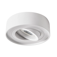 Oczko sufitowe MINI BORD DLP-50-W okrągły stop aluminium stal kolor biały 1XGx5,3/GU10 | 28782 Kanlux