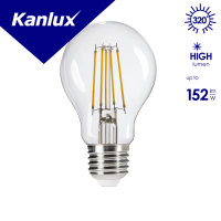Lampa LEDBulb XLED 4,5W A60 4.5W (40W) 470lm 2700K WW E27 filament standardowa przeźroczysta | 29600 Kanlux