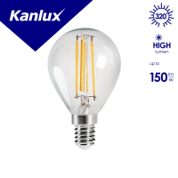 Lampa LEDBulb XLED 4,5W G45 4.5W (40W) 470lm 2700K WW E14 filament kulka przeźroczysta | 29624 Kanlux