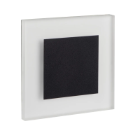 Oprawa przyschodowa APUS LED B-NW 220-240 AC 1.3W 4000K 14lm kwadratowy kolor czarny | 26536 Kanlux