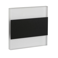 Oprawa przyschodowa TERRA LED B-NW 12DC 0.8W 4000K 14lm kwadratowy kolor czarny | 26848 Kanlux