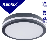 Plafon LED BENO 24W NW-O-GR 4000K 1920lm IP54 grafitowy | 33341 Kanlux