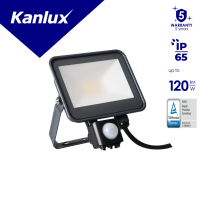 Naświetlacz LED IQ FL-20W-NW-SE 4000K 2300lm IP65 czarny 5 lat Gwar. | 33886 Kanlux