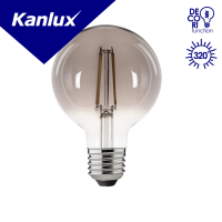 Lampa LEDBulb XLED G95S G95 5,8W (40W) 470lm 4000K NW E27 filament globe przeźroczysta | 36242 Kanlux