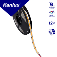 Taśma LED 12DC LCOB 8W/M 12 IP65-WW 3000K rolka 5m 3 lata Gwar. | 33365 Kanlux