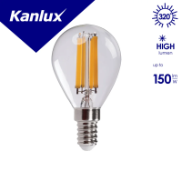 Lampa LEDBulb XLED G45 6W (60W) 806lm 2700K WW E14 filament kulka przeźroczysta | 35276 Kanlux