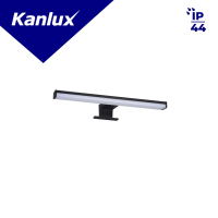 Oprawa nadszafkowa ASTIM IP44 8W-NW-B 40cm biała 4000K 980lm kolor czarny | 34930 Kanlux