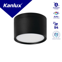 Oprawa downlight TIBERI PRO NT30W-940B 4000K 3000lm IP54 czarny 5 lat Gwar. | 35679 Kanlux