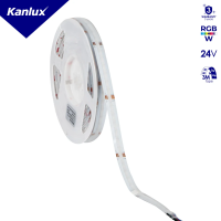 Taśma LED 24DC LCOB 19W/M24IP65-RGBW RGB + 4000(W)K rolka 5m 3 lata Gwar. | 38914 Kanlux