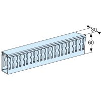 Korytka kablowe 4 sztuk 60mm 30mm L=450mm PrismaSet (zestaw 10 szt) | LVS04257 Schneider Electric