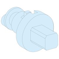 Wkładka kwadratowa męska IP55 7 mm PrismaSet | LVS09947 Schneider Electric
