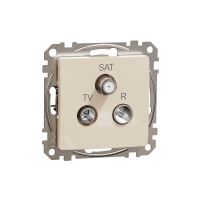 Gniazdo R/TV/SAT przelotowe (7dB), beżowy, Sedna Design & Elements | SDD112484 Schneider Electric